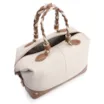 Bolsa Tote Couro Off White/Marrom - imagem 4