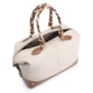 Bolsa Tote Couro Off White/Marrom - imagem 4