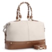 Bolsa Tote Couro Off White/Marrom - imagem 2