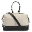 Bolsa Tote Couro Off White/Preto - imagem 1