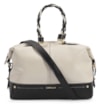 Bolsa Tote Couro Off White/Preto - imagem 1
