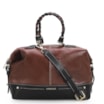 Bolsa Tote Couro Pinhao/Preto - imagem 1