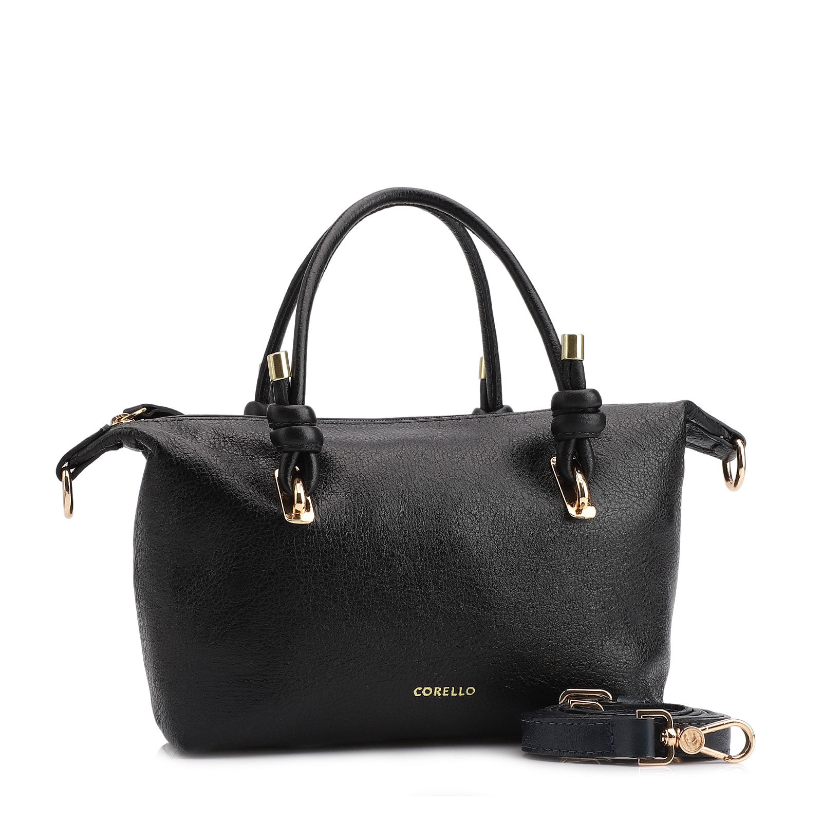 Bolsa Tote Couro Preto