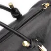 Bolsa Tote Couro Preto - imagem 6