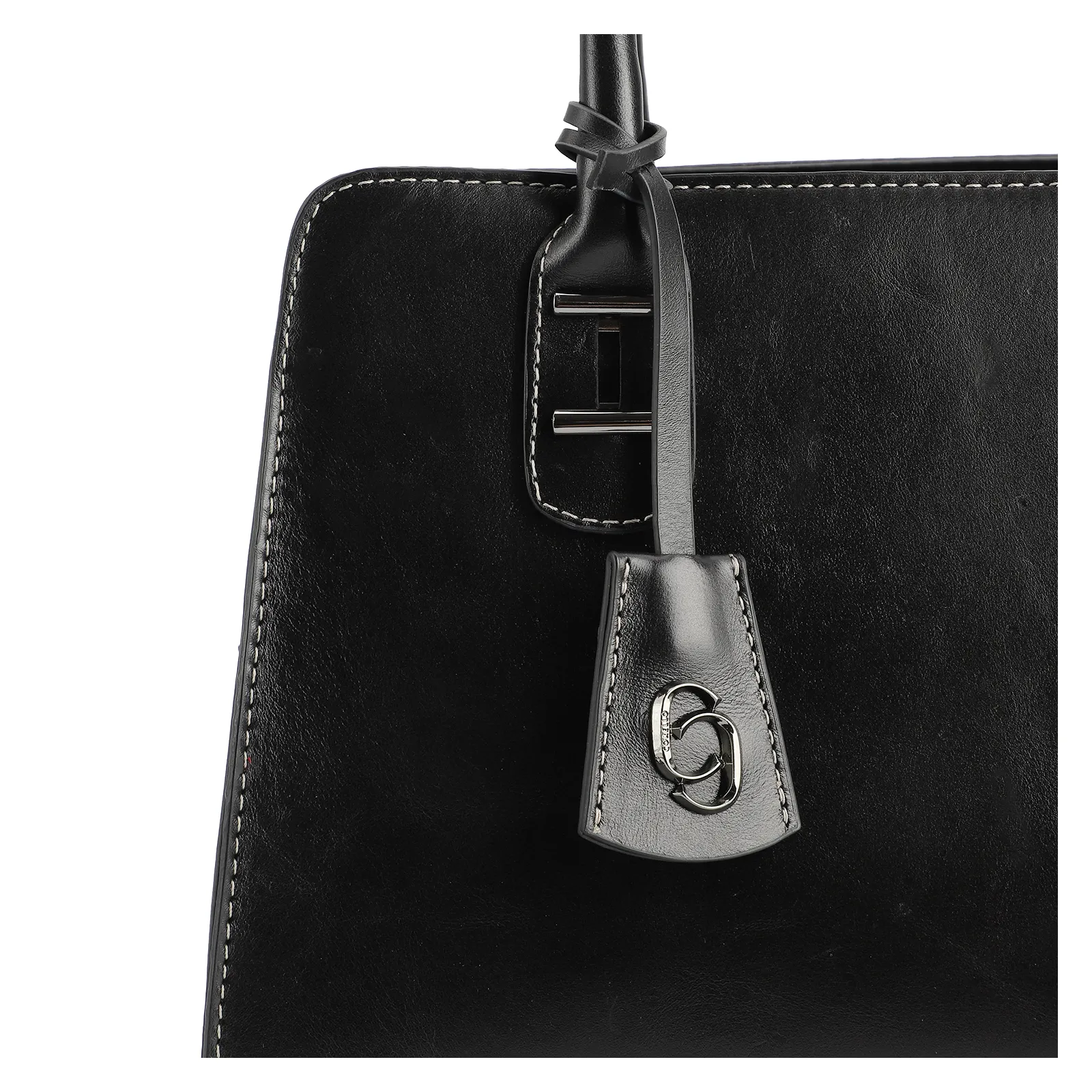 Bolsa Tote Couro Preto