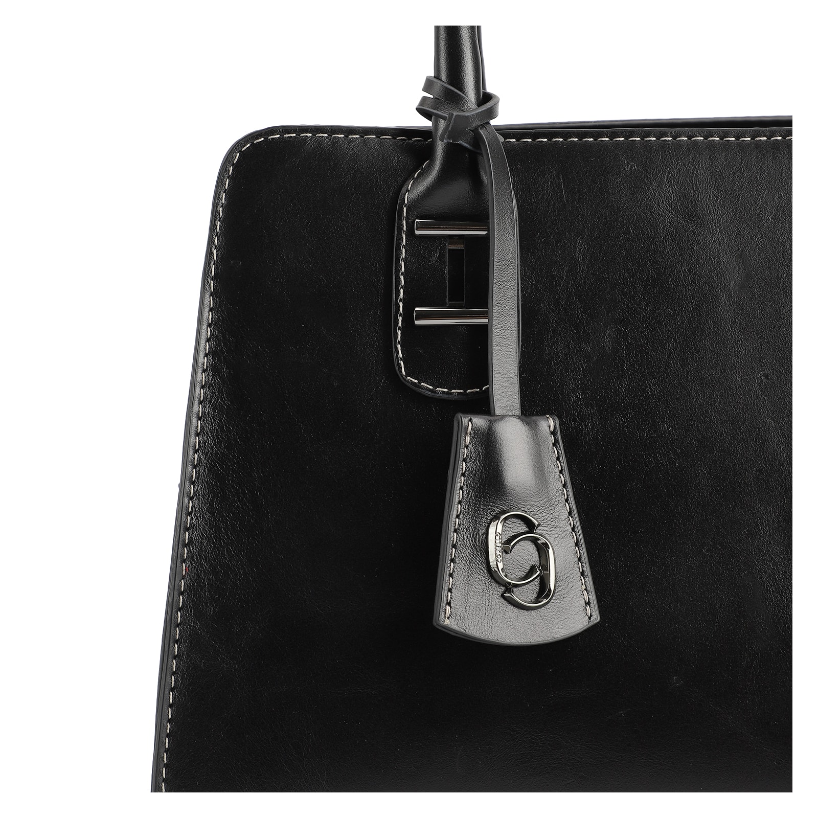 Bolsa Tote Couro Preto