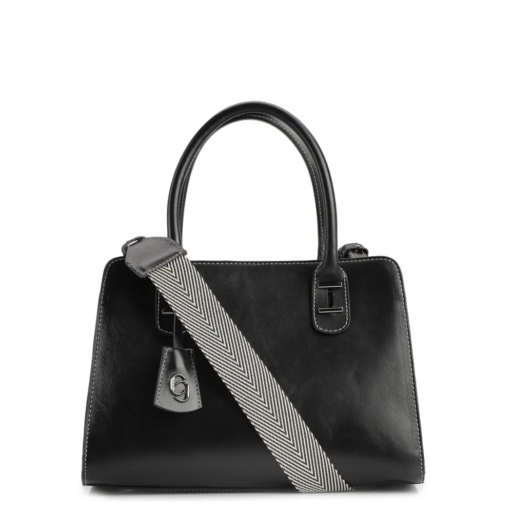 Bolsa Tote Couro Preto