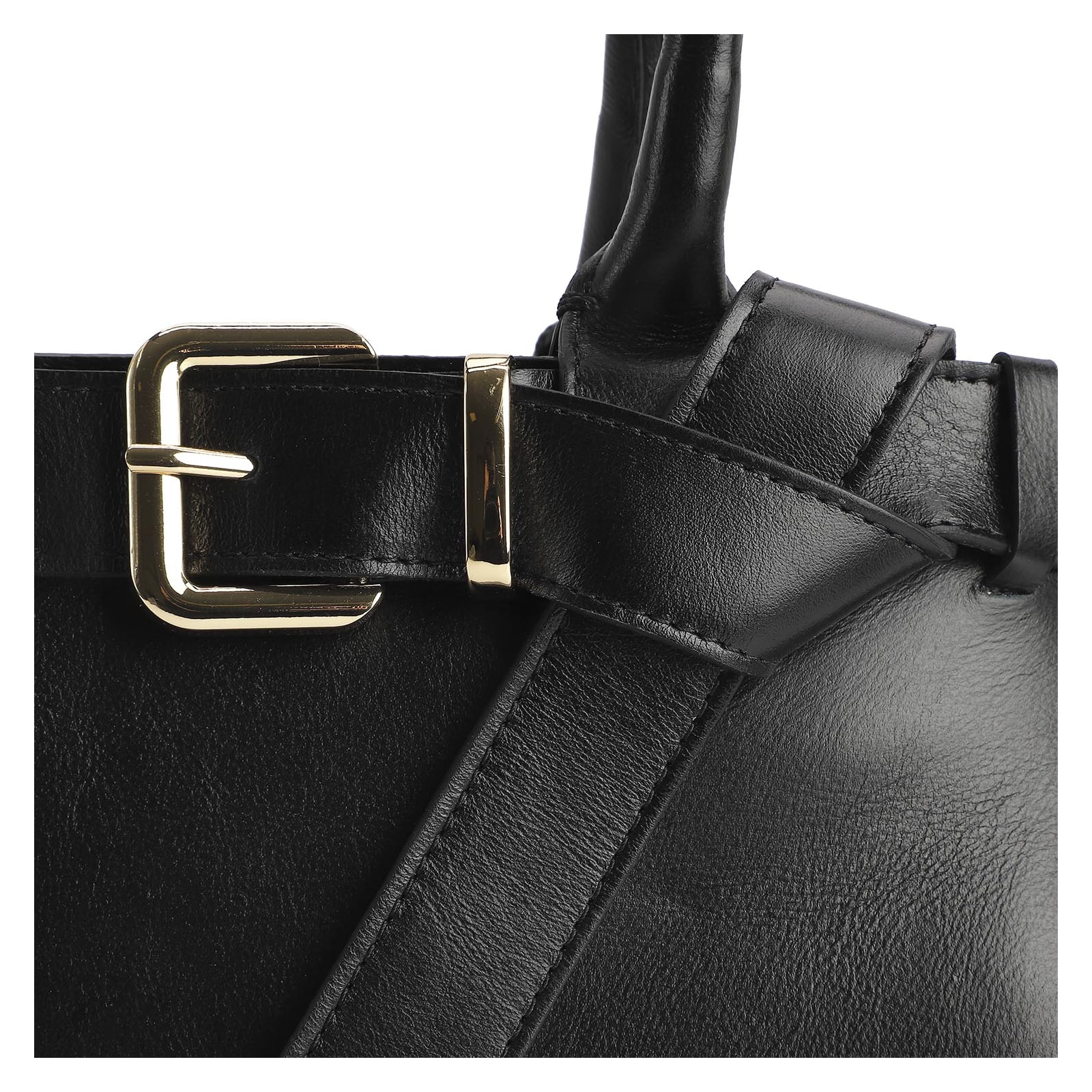 Bolsa Tote Couro Preto