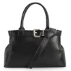 Bolsa Tote Couro Preto - imagem 1