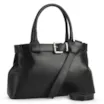 Bolsa Tote Couro Preto - imagem 2