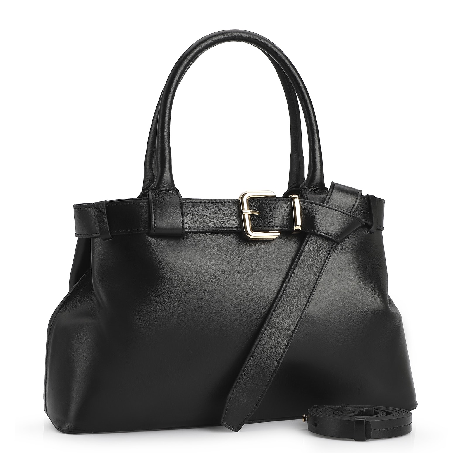 Bolsa Tote Couro Preto