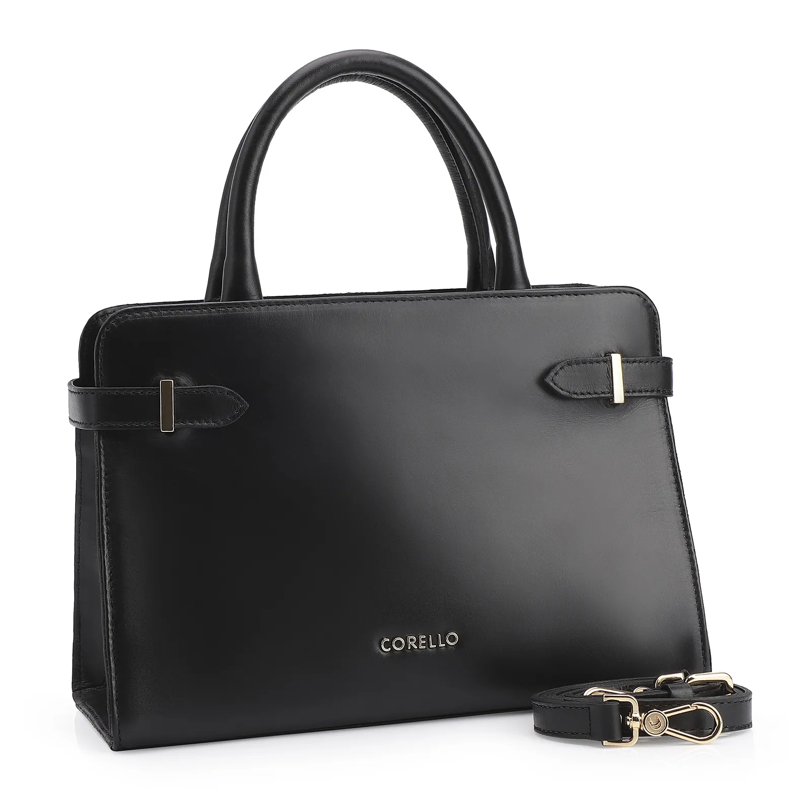 Bolsa Tote Couro Preto