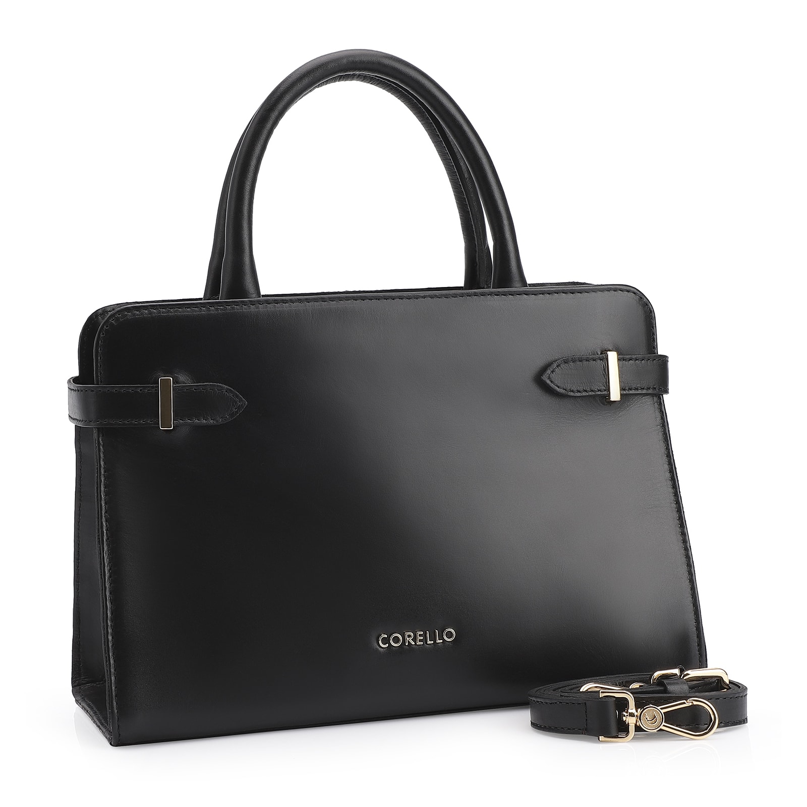 Bolsa Tote Couro Preto