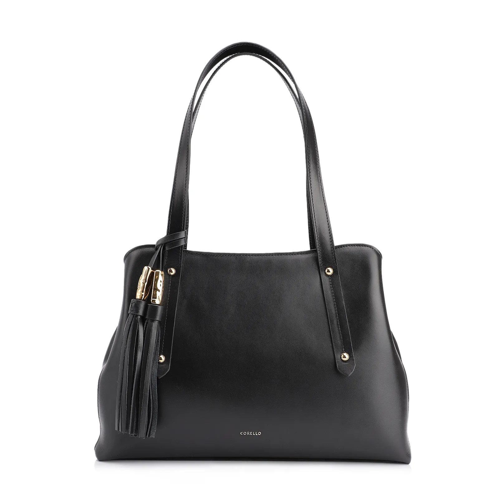 Bolsa Tote Couro Preto