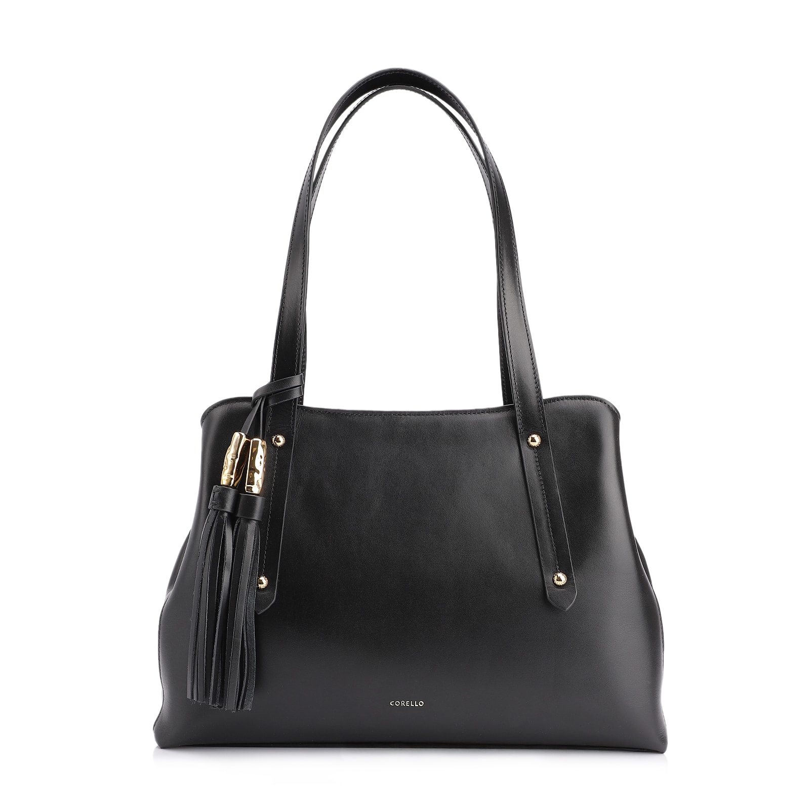 Bolsa Tote Couro Preto