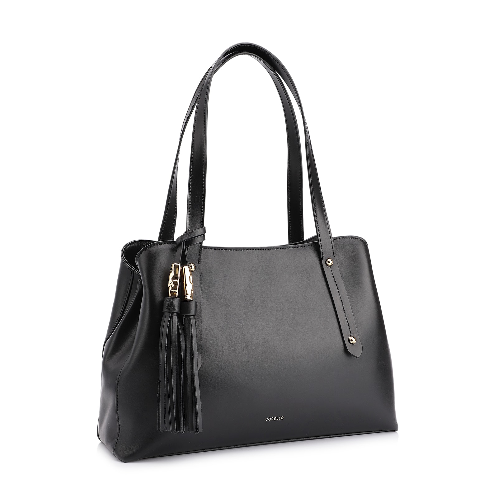 Bolsa Tote Couro Preto