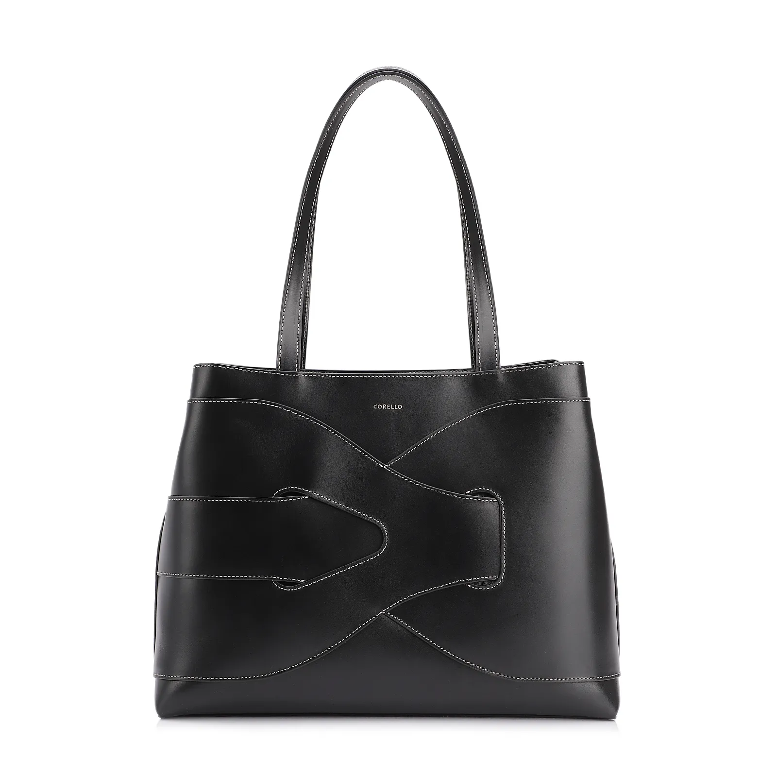 Bolsa Tote Couro Preto
