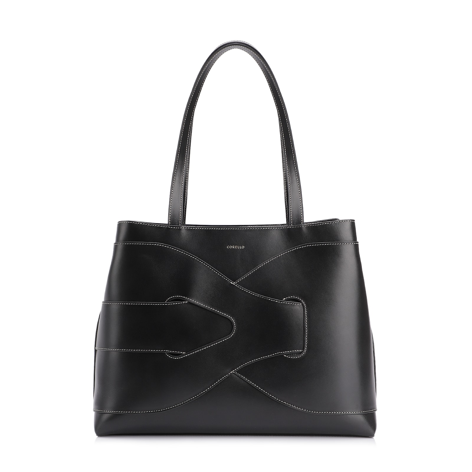 Bolsa Tote Couro Preto