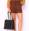 Bolsa Tote Couro Preto - imagem 2