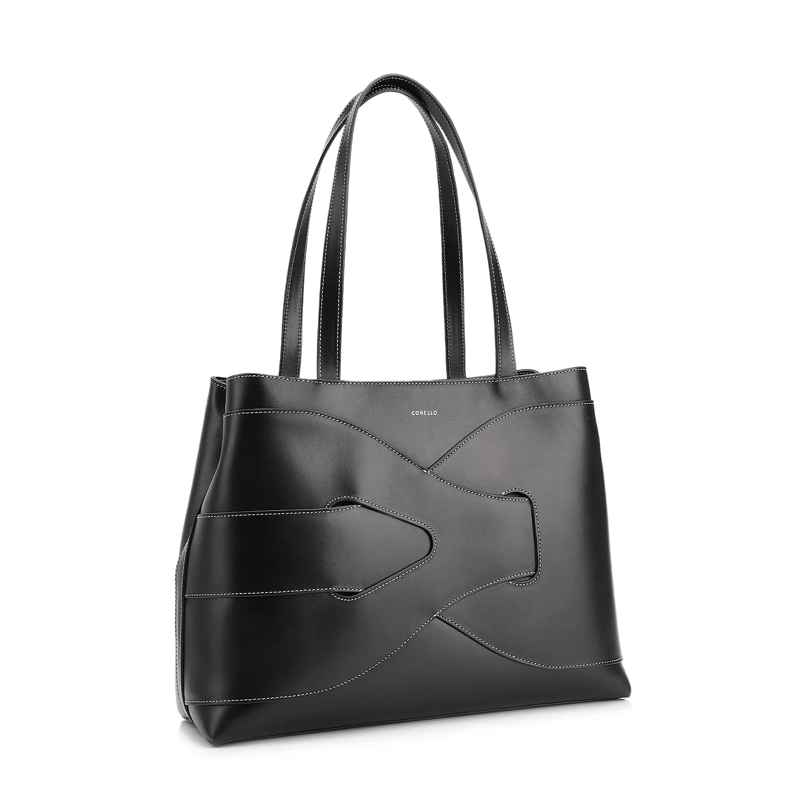 Bolsa Tote Couro Preto