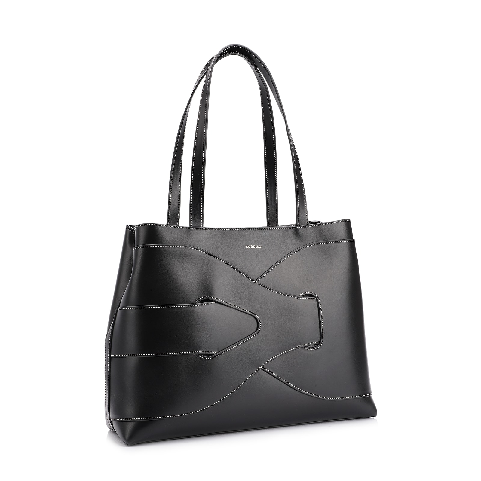 Bolsa Tote Couro Preto