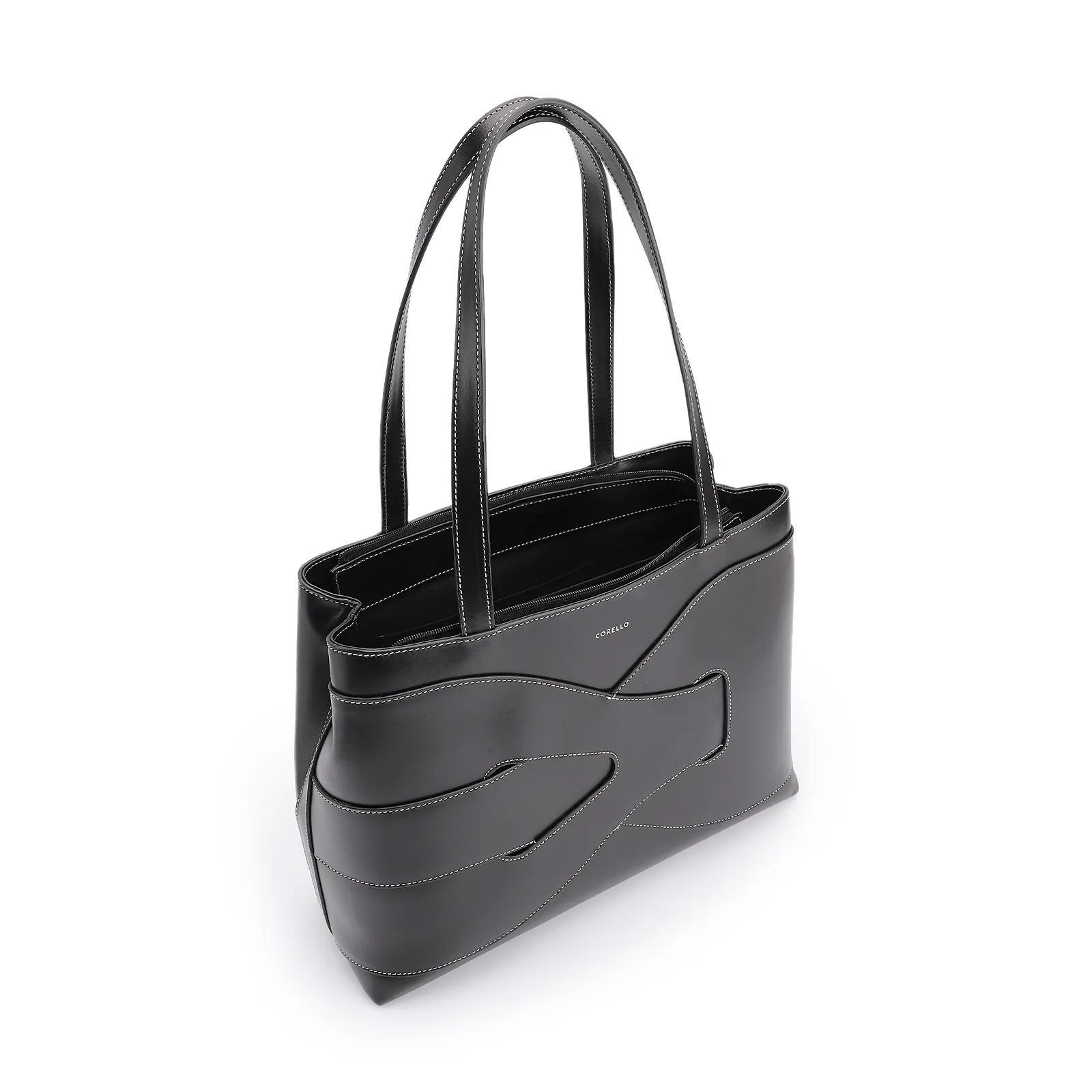 Bolsa Tote Couro Preto