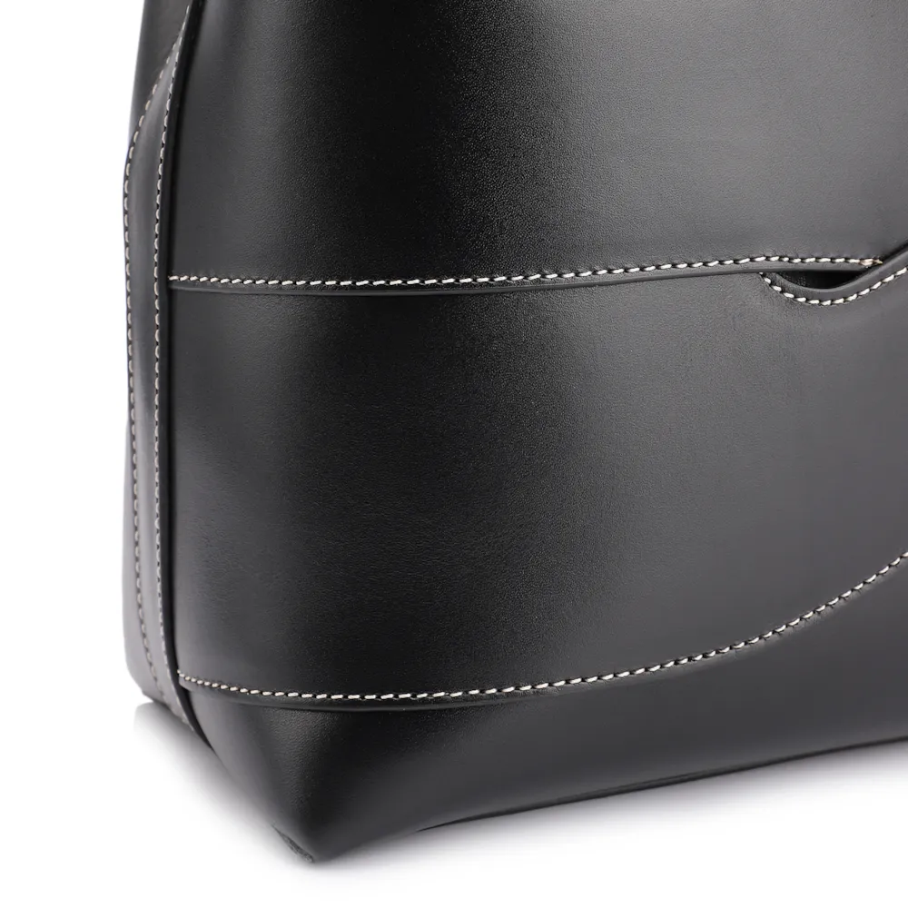 Bolsa Tote Couro Preto - imagem 8