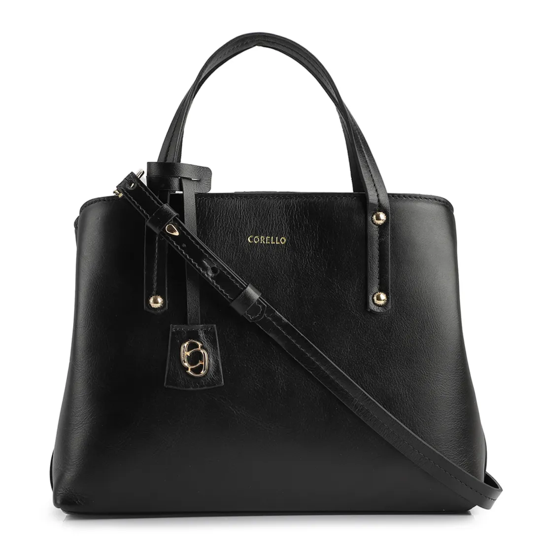 Bolsa Tote Couro Preto
