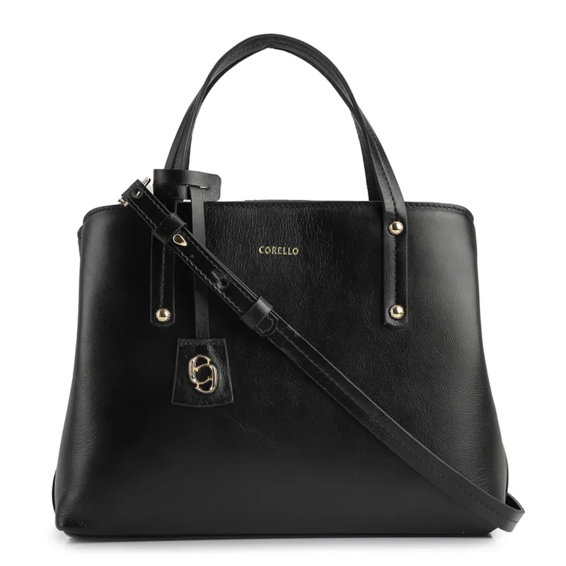 Bolsa Tote Couro Preto