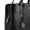 Bolsa Tote Couro Preto - imagem 6