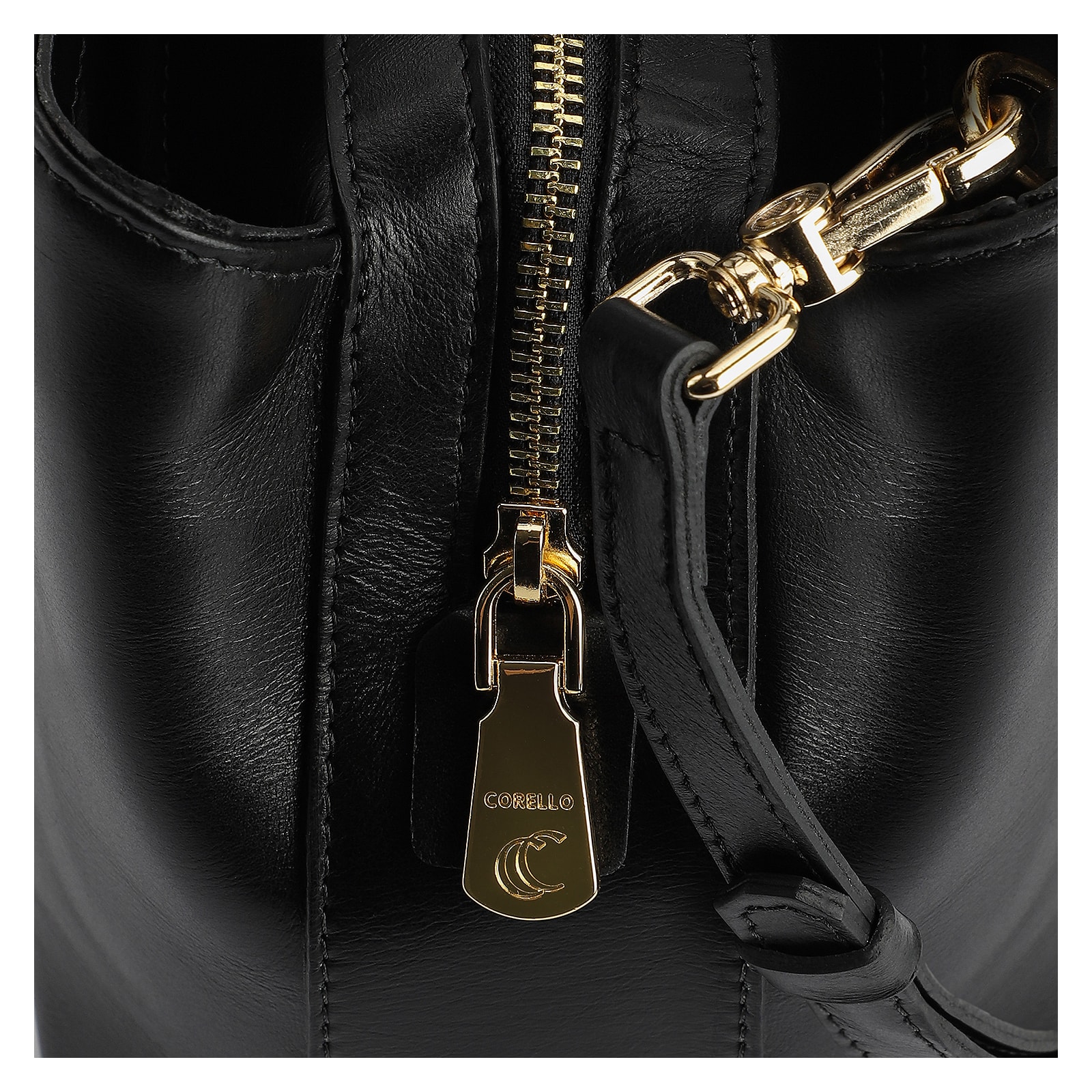 Bolsa Tote Couro Preto