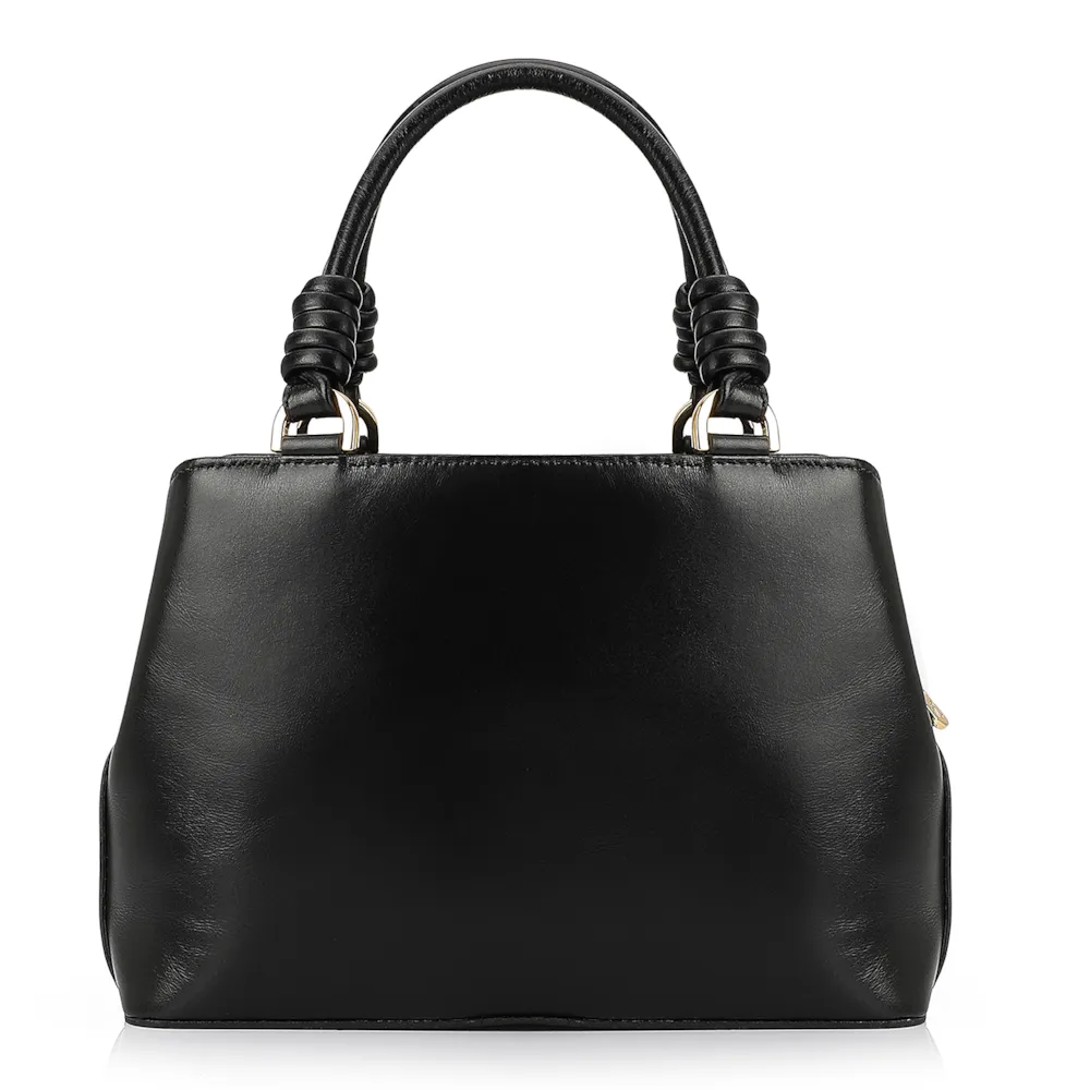 Bolsa Tote Couro Preto - imagem 3