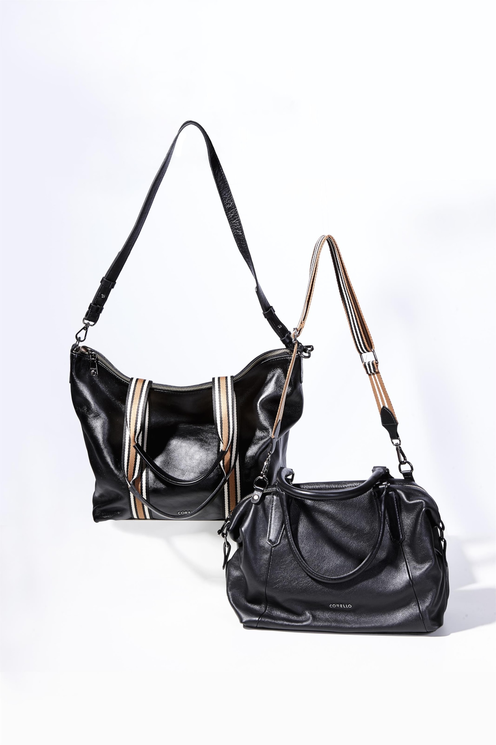 Bolsa Tote Couro Preto
