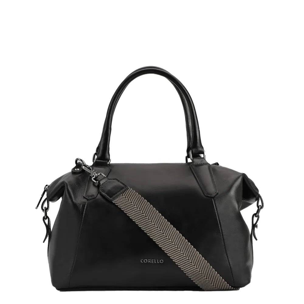 Bolsa Tote Couro Preto