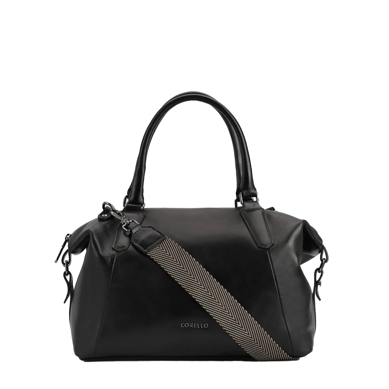 Bolsa Tote Couro Preto