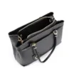 Bolsa Tote Couro Preto - imagem 4