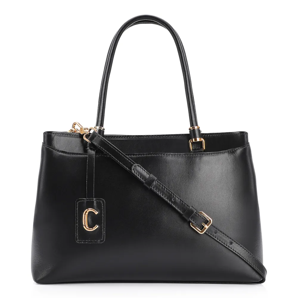 Bolsa Tote Couro Preto