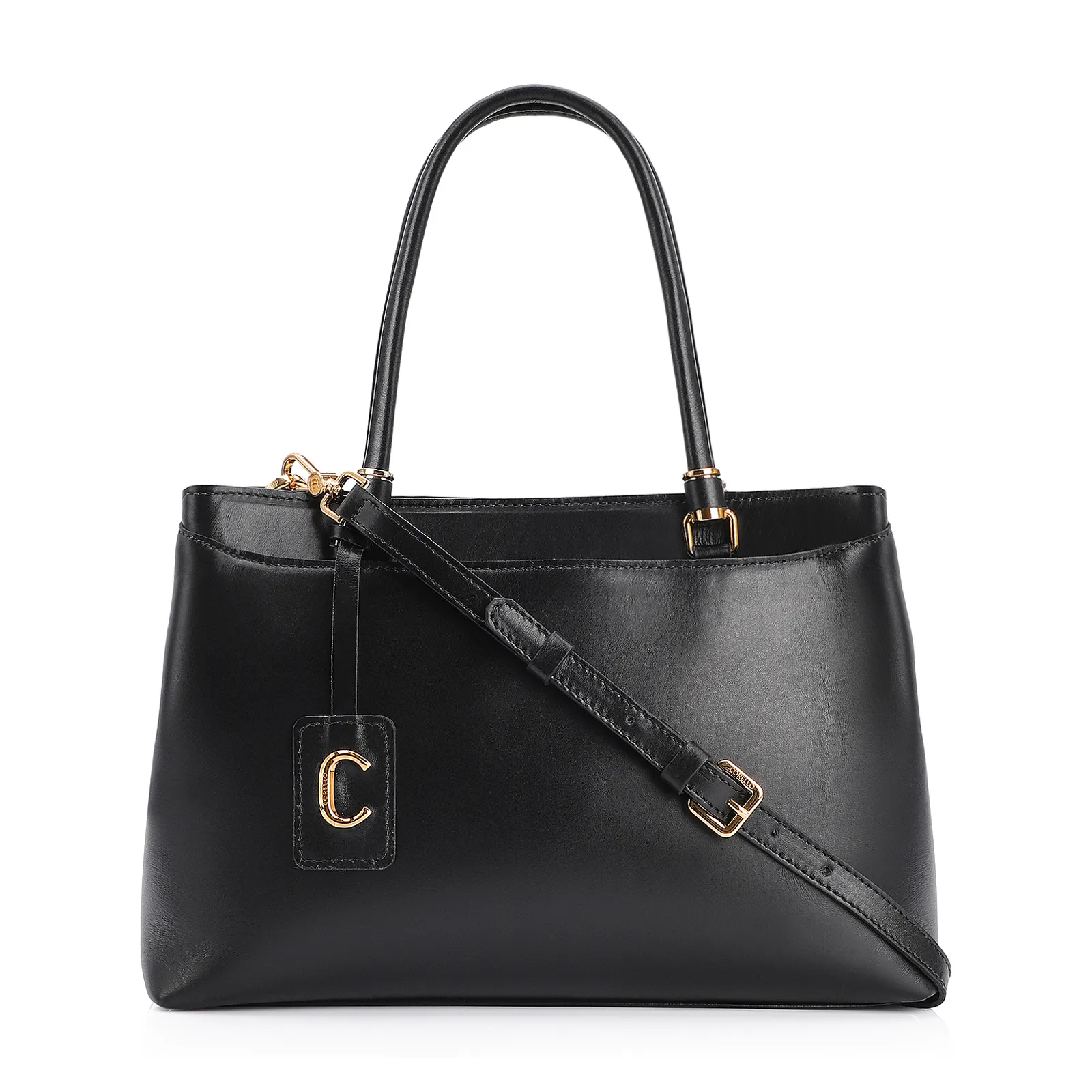 Bolsa Tote Couro Preto