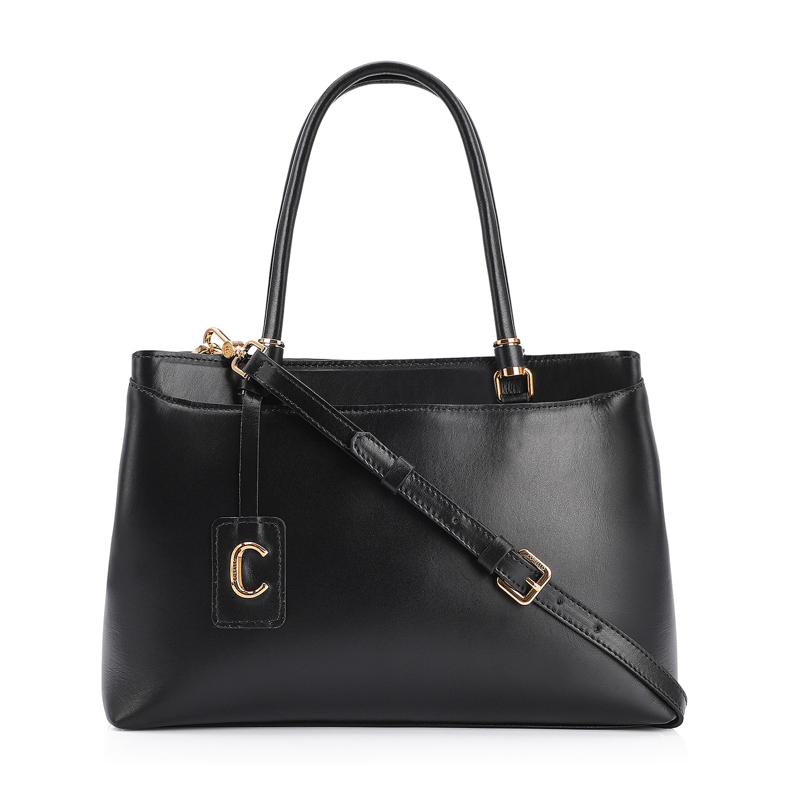 Bolsa Tote Couro Preto