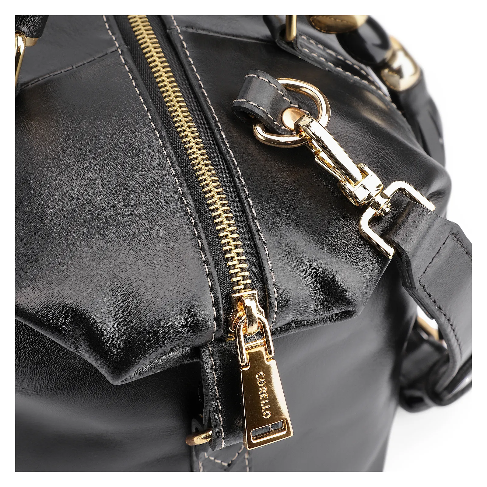 Bolsa Tote Couro Preto