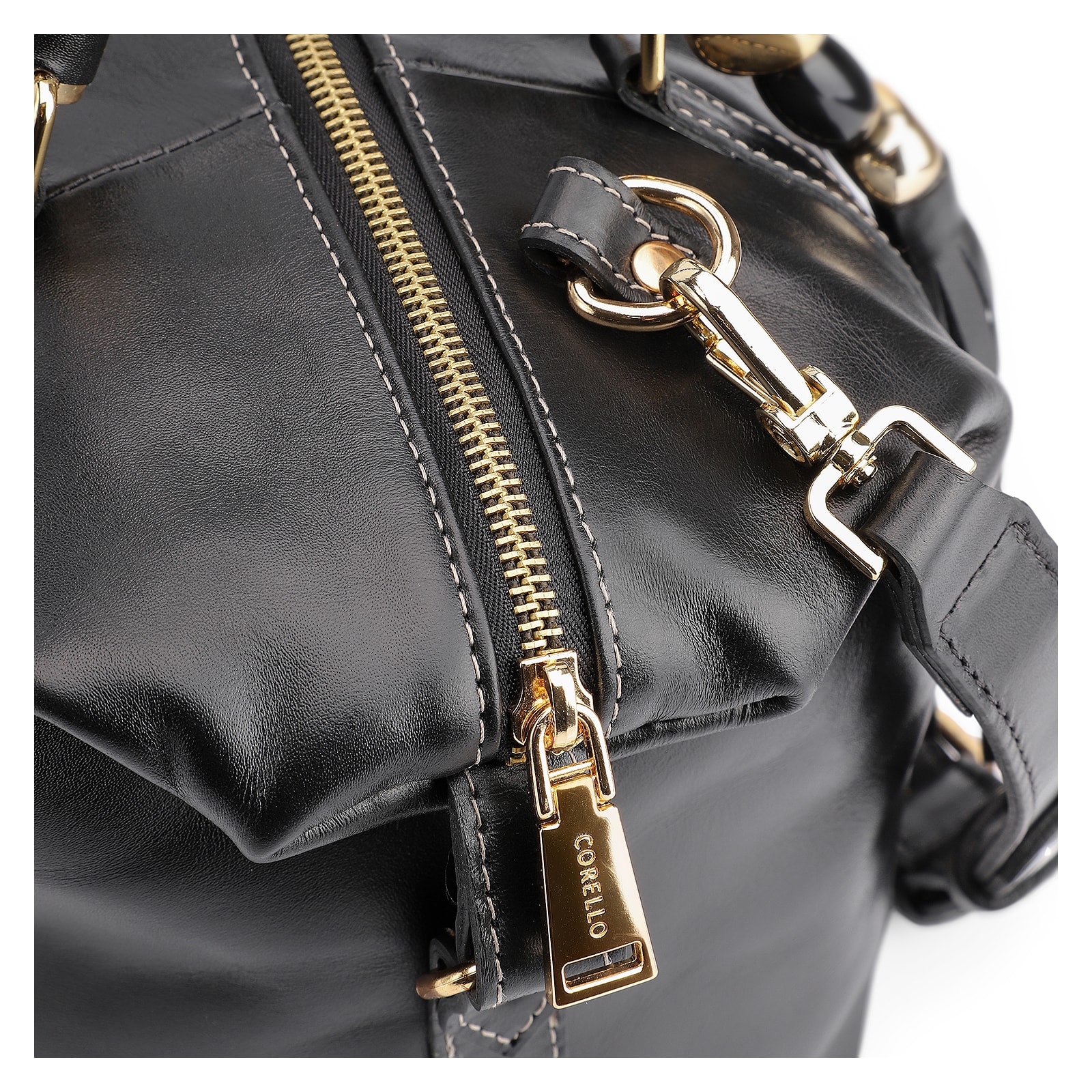 Bolsa Tote Couro Preto