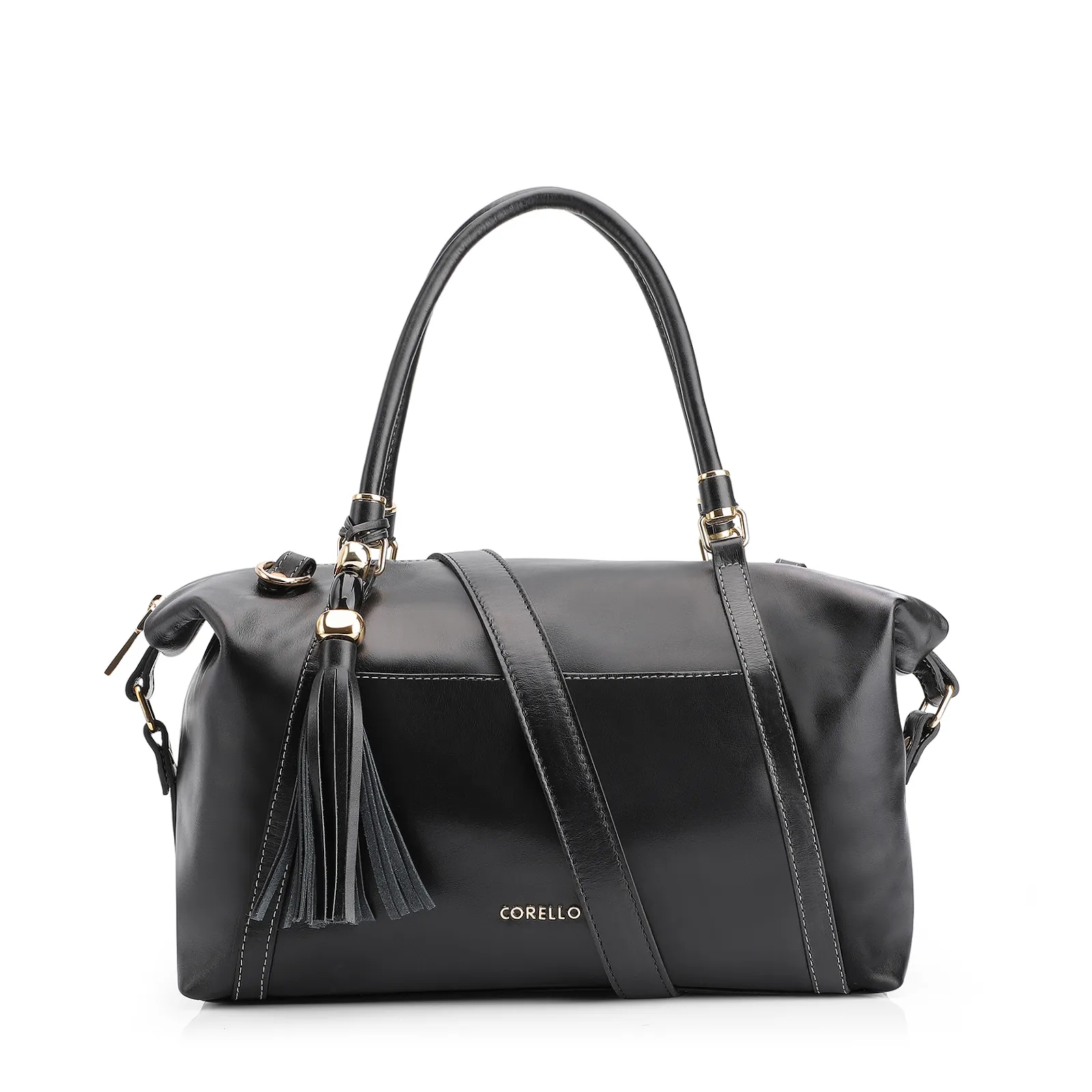 Bolsa Tote Couro Preto