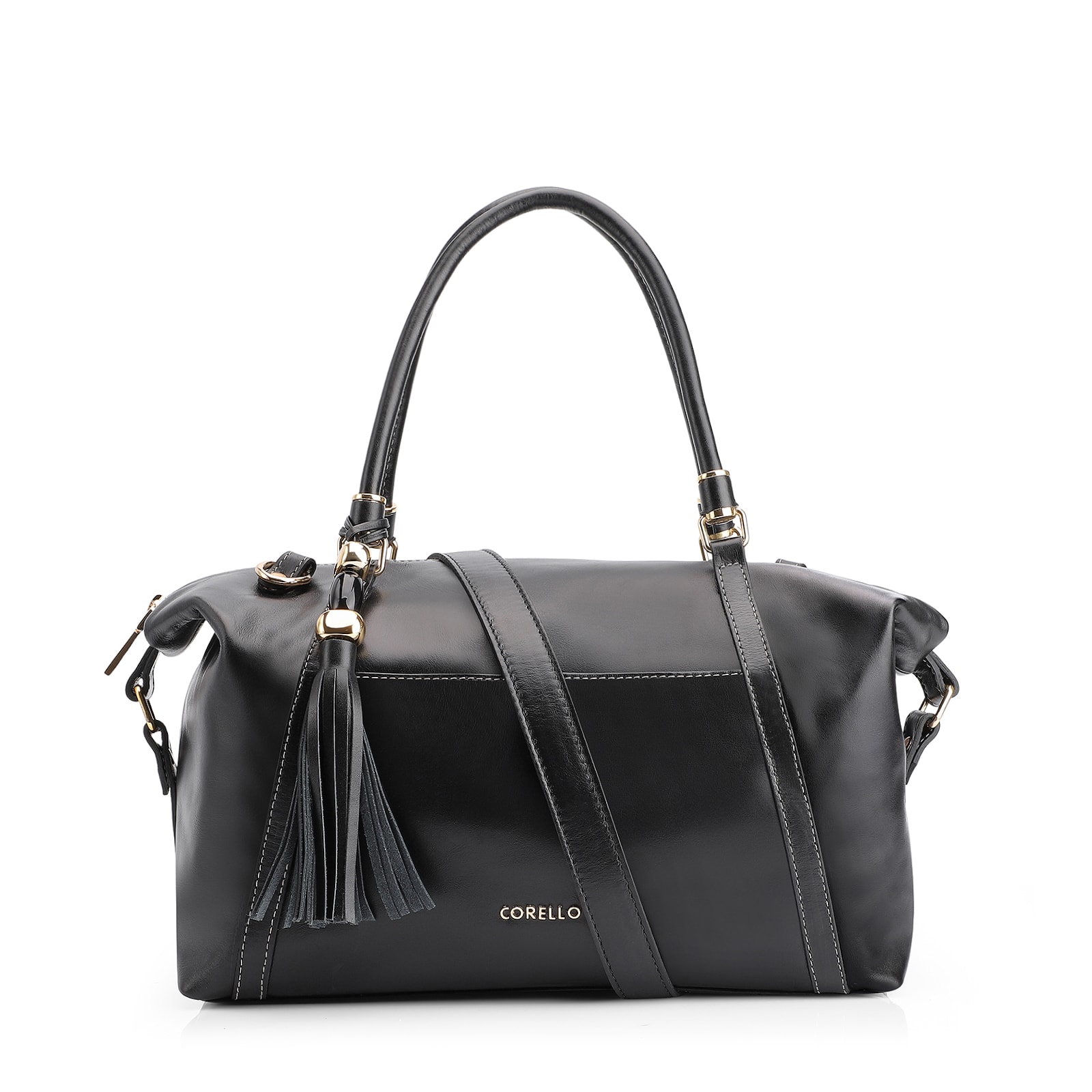Bolsa Tote Couro Preto