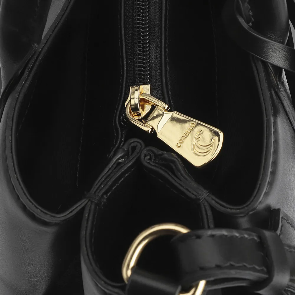 Bolsa Tote Couro Preto - imagem 5