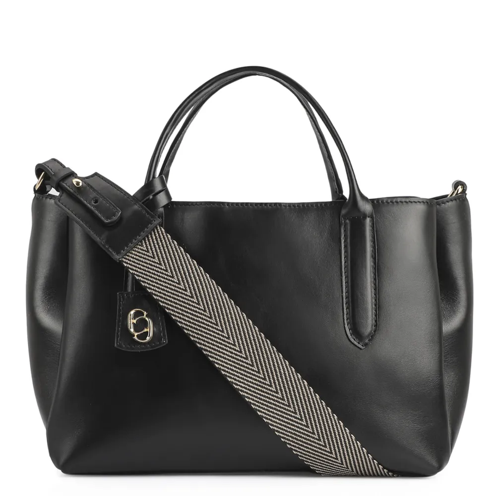 Bolsa Tote Couro Preto