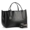 Bolsa Tote Couro Preto - imagem 2