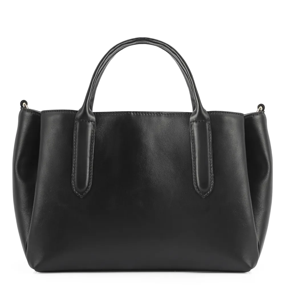 Bolsa Tote Couro Preto - imagem 3