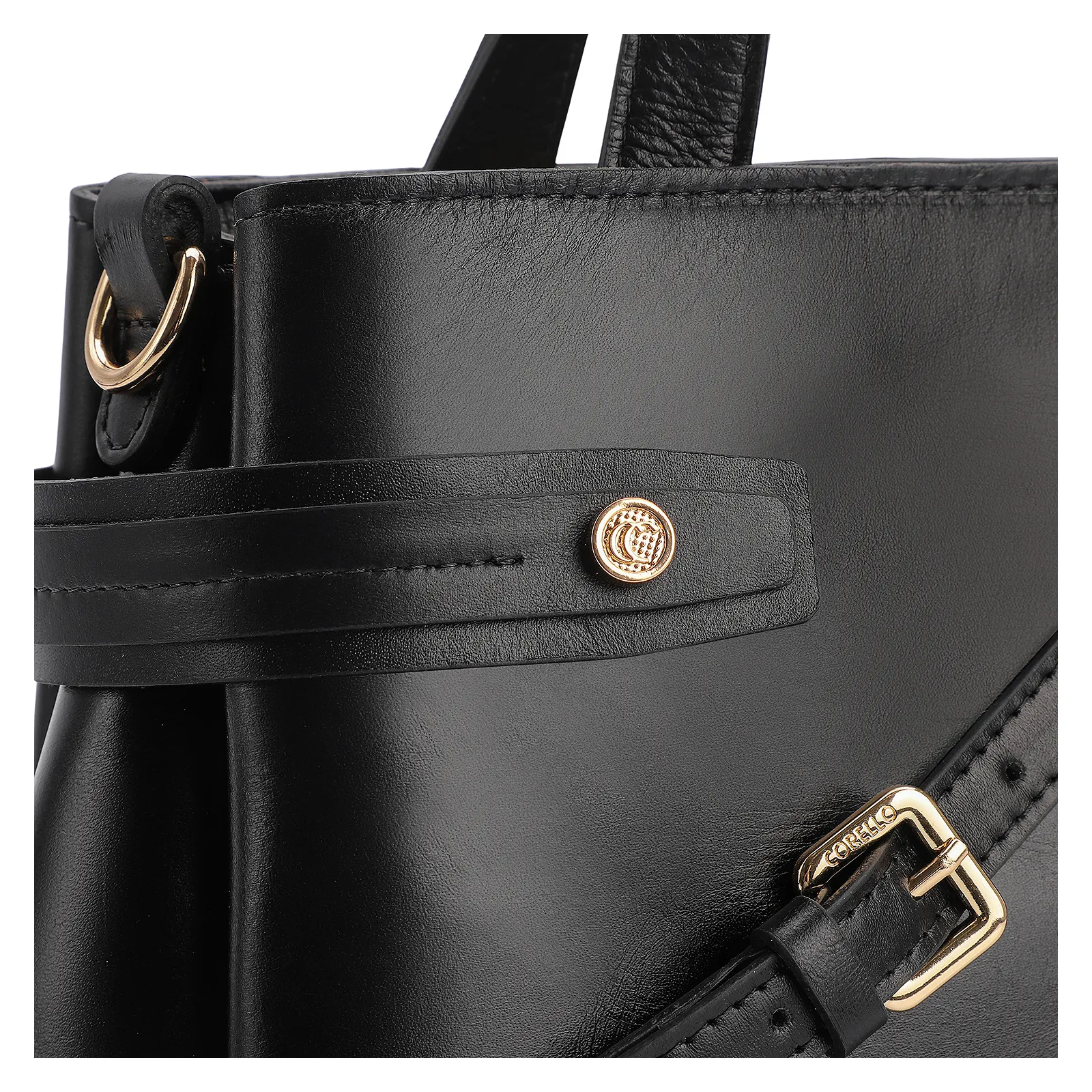 Bolsa Tote Couro Preto