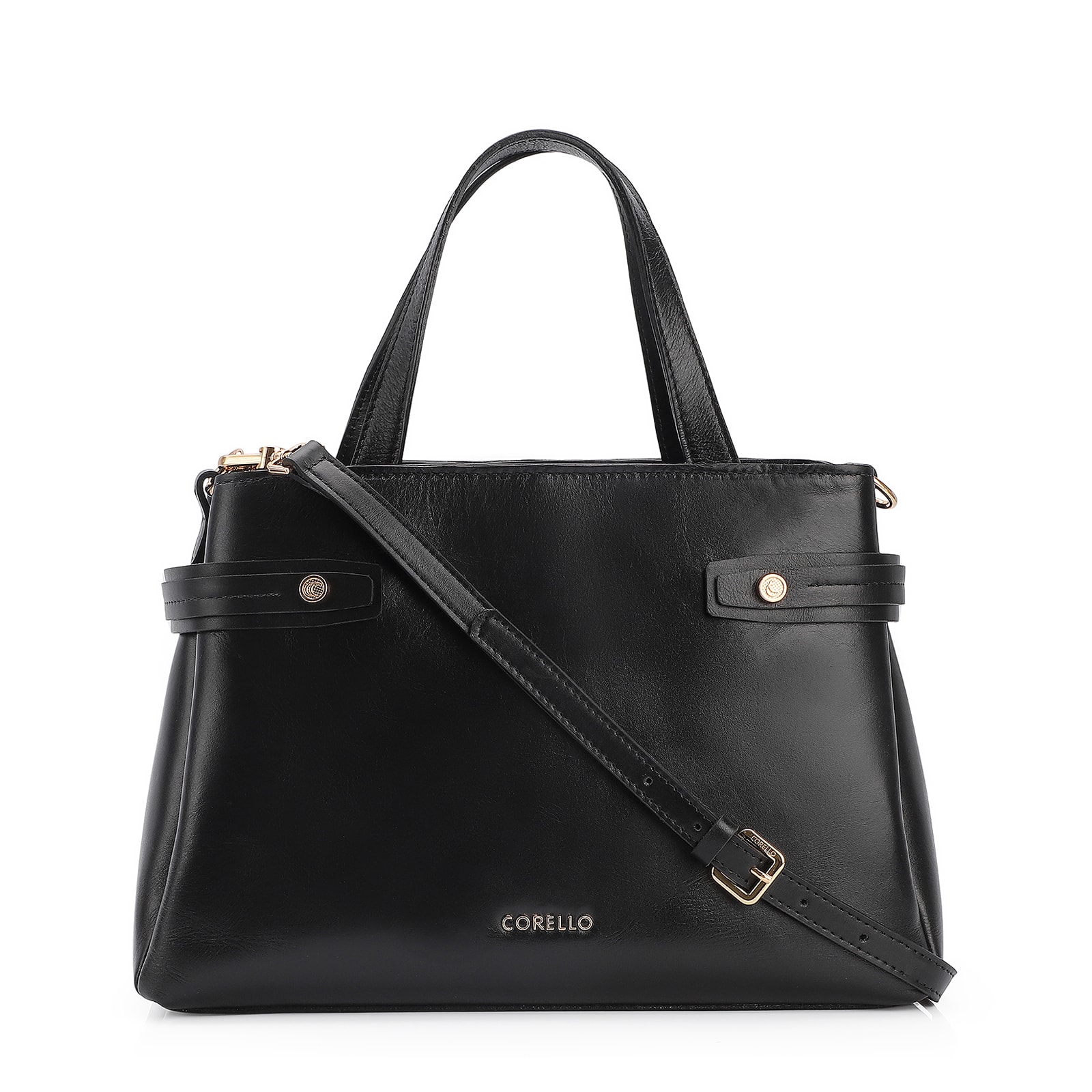 Bolsa Tote Couro Preto