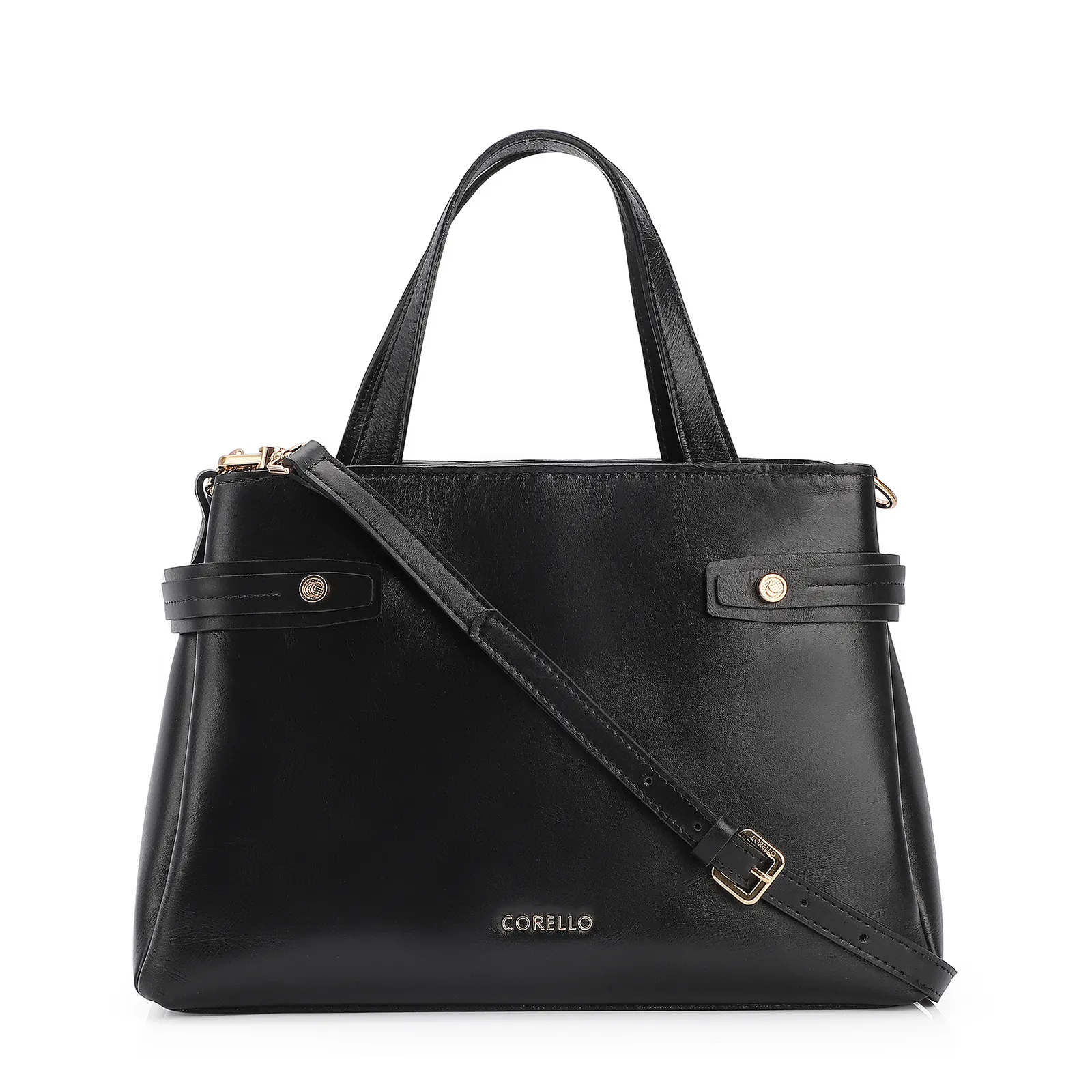 Bolsa Tote Couro Preto